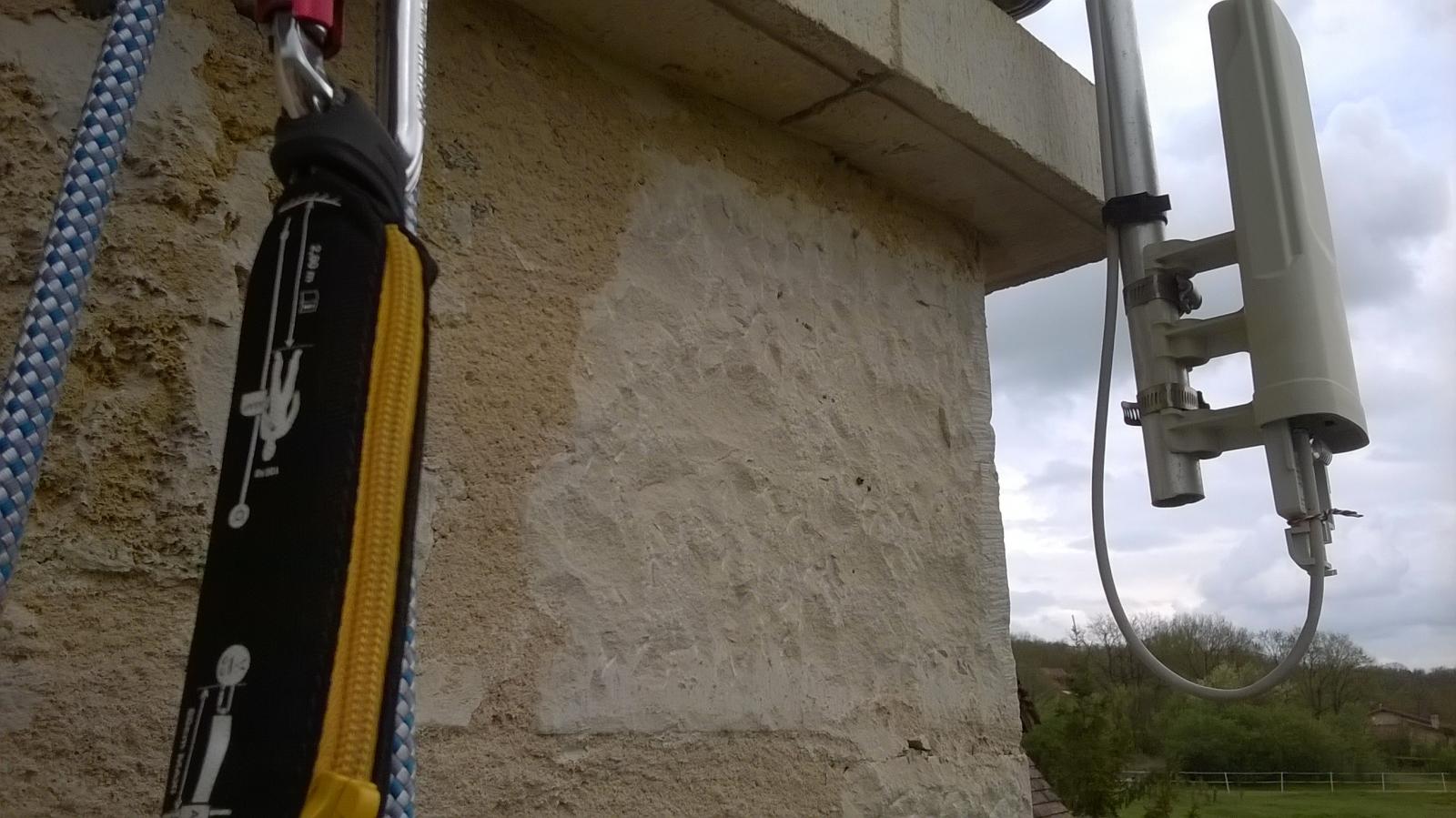 Intervention sur antenne en façade 3